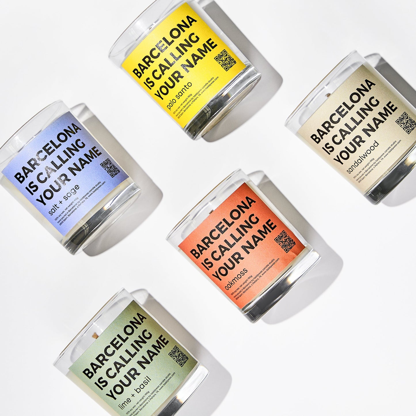 Candle 'Barcelona', Salt + Sage