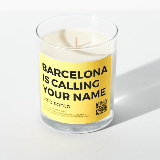 Candle 'Barcelona', Palo Santo