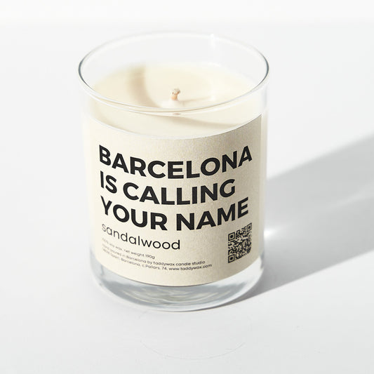 Candle 'Barcelona', Sandalwood