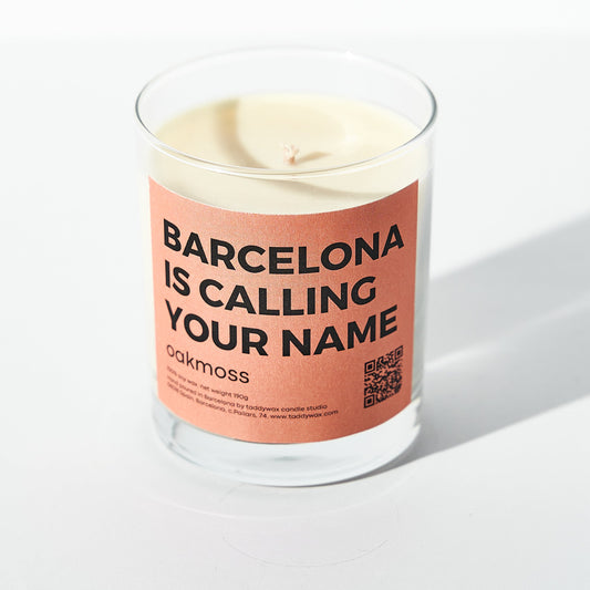 Candle 'Barcelona', Oakmoss
