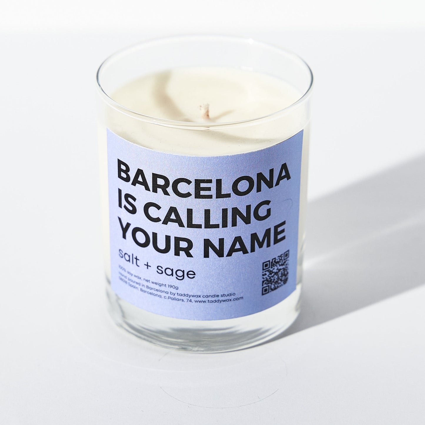 Candle 'Barcelona', Salt + Sage